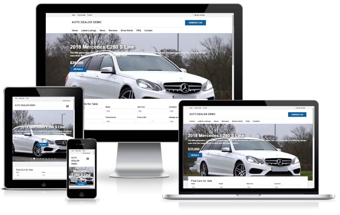 auto dealer website