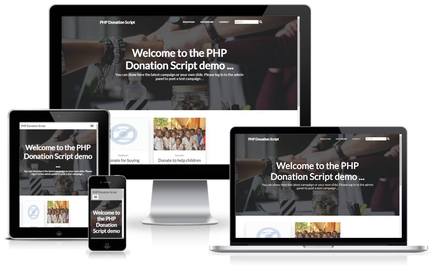 donation website